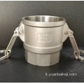 Accoppiamento Camlock con maniglia inossidabile